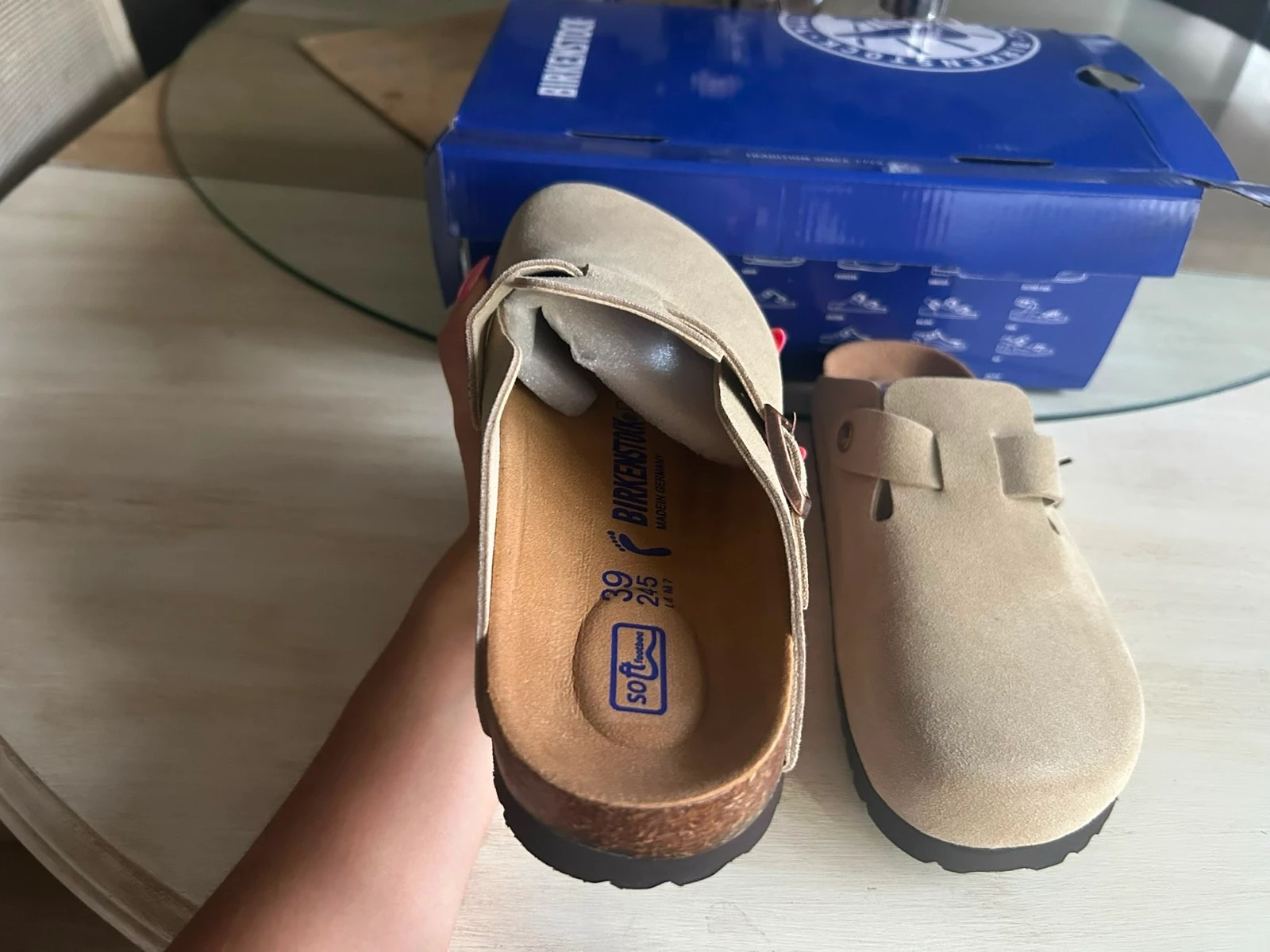 birckenstock boston beige maat 39 – photo 4